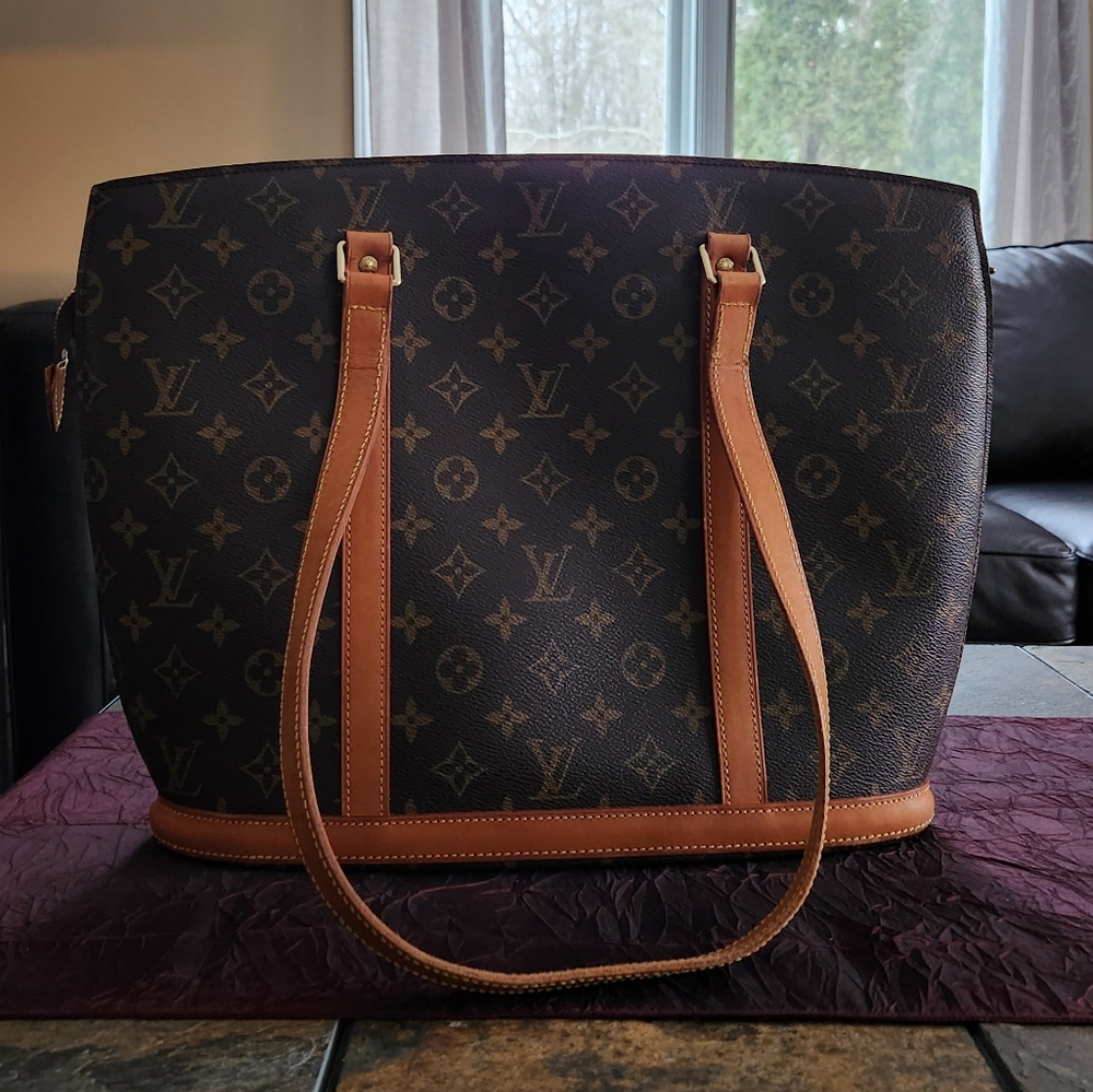 Authentic Louis Vuitton Monogram Babylone Shoulder Tote Bag 